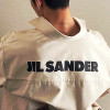 질샌더 JIL SANDER 스퀘어드 로고 숏슬리브 셔츠