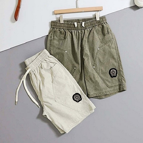 Chrome hearts 워싱 홀스슈 패치 하프팬츠