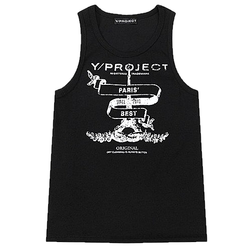 Y/PROJECT 파리스베스트 탱크탑