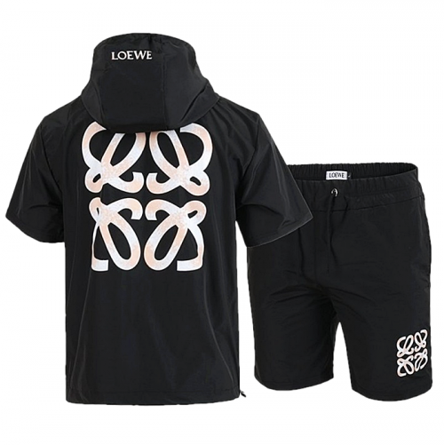로에베 LOEWE 아나그램 우븐 하프 셋업 SET