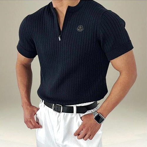 몽클*어 MONCLER 골지 반집업 반팔