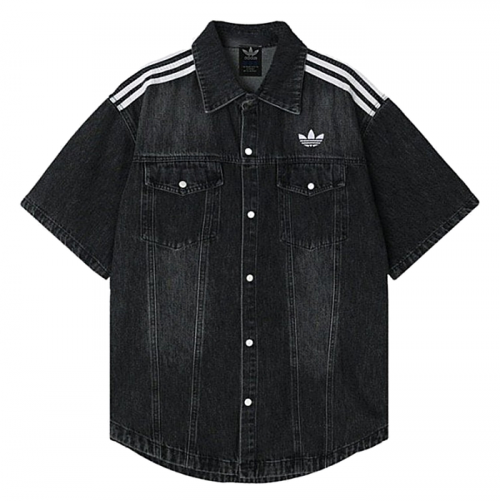 아디다스 ADIDAS 트랙 반팔 데님