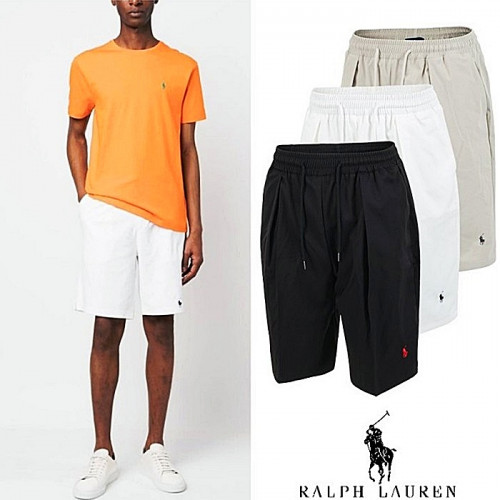 Polo ralphlauren 포니자수 인버터 핀턱 코튼팬츠