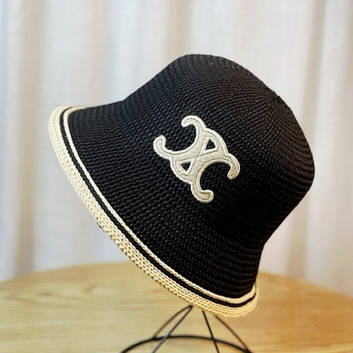 셀린느 CELINE 라탄 버킷햇