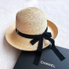 샤넬 CHANEL 리본 라피아 햇