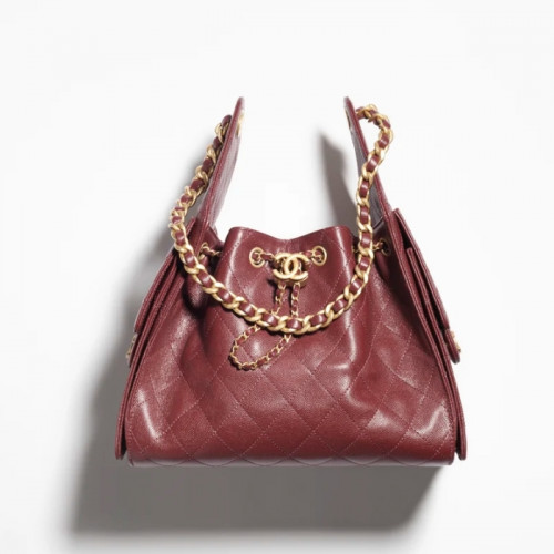 CHANEL 25 스몰 백 - 버건디