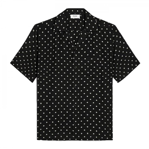 CELINE 마이크로 트리옹프 숏슬리브 셔츠