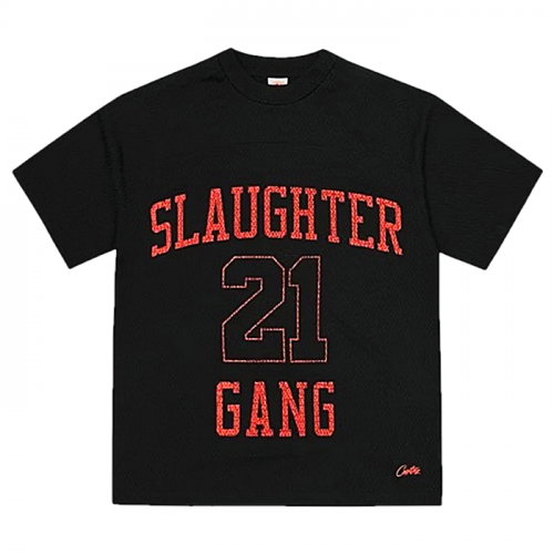 CORTEIZ x SLAUGHTER 세비지 메쉬티셔츠