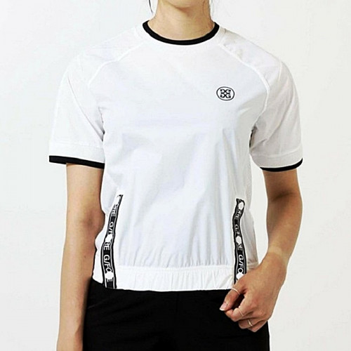 G/FORE 메쉬 하이브리드 풀 오버 티셔츠