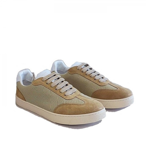 브루넬로 쿠치넬리 BRUNELLO CUCINELLI 니트 로우탑 스니커즈