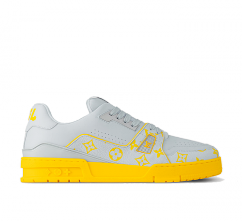 LOUIS VUITTON LV 트레이너 스니커즈 - 그레이 & 옐로우