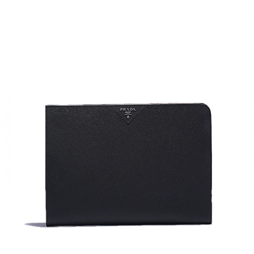 프라다 PRADA 로고 클러치