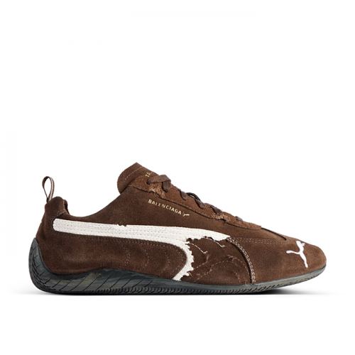 BALENCIAGA x PUMA 스피드캣 스웨이드 스니커즈 - 브라운