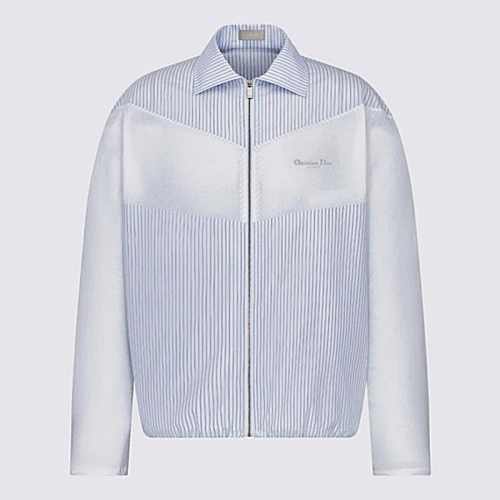 DIOR 꾸뛰르 스트라이프 포플린 자켓