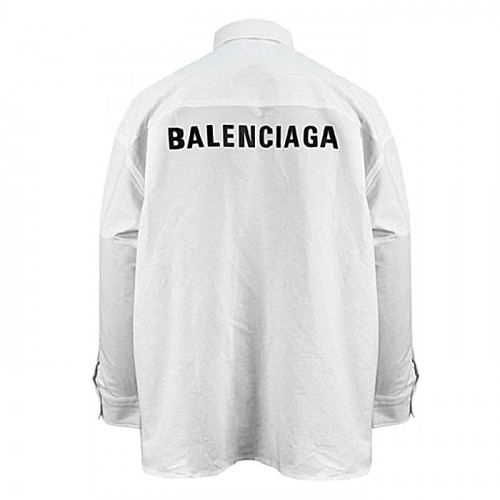 BALENCIAGA 오버사이즈드 백로고셔츠