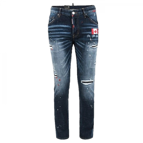 디스퀘어드 DSQUARED 메이플 캐나다 워싱 슬림 일자진