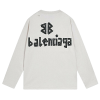 발렌시아가 BALENCIAGA 테이프 로고 롱슬리브