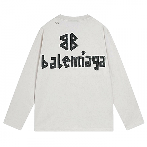 발렌시아가 BALENCIAGA 테이프 로고 롱슬리브