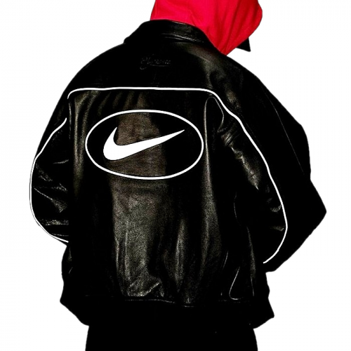 SUPREME x NIKE 에코레더 바시티 자켓