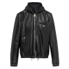 PRADA 후디 레더 자켓