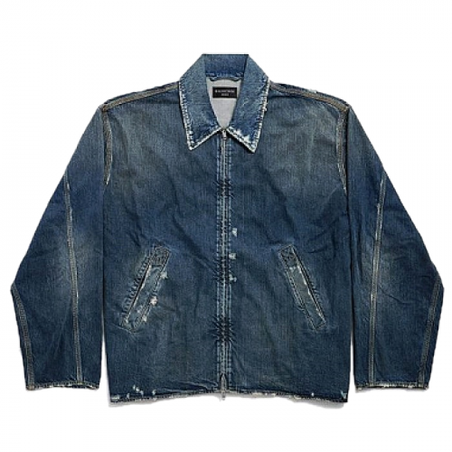BALENCIAGA 에이지 워시드 데님자켓