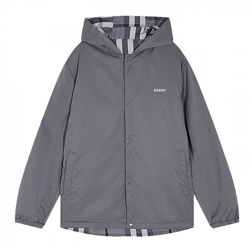 BURBERRY 리버시블  체크 윈드브레이커