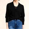 AMI 드 꾀흐 까마이외 자수 니트 가디건  - woman