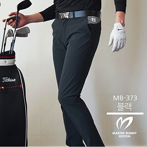 MASTER & BUNNY 373 에디션 스트라이프 포인트 팬츠