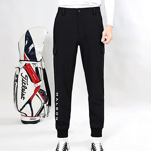 말본 MALBON 로고 MAL 스판 조거팬츠