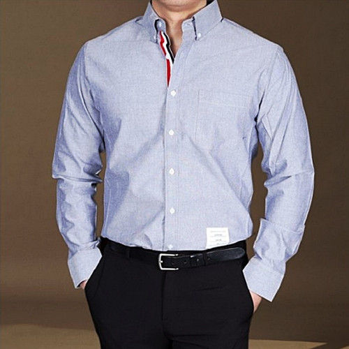 THOM BROWNE 히든띠 옥스포드 셔츠