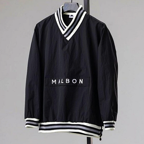 말본 MALBON V 배색 아노락 자켓