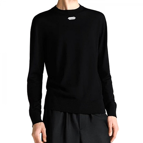 디올 DIOR 파리 라벨 크루넥 니트