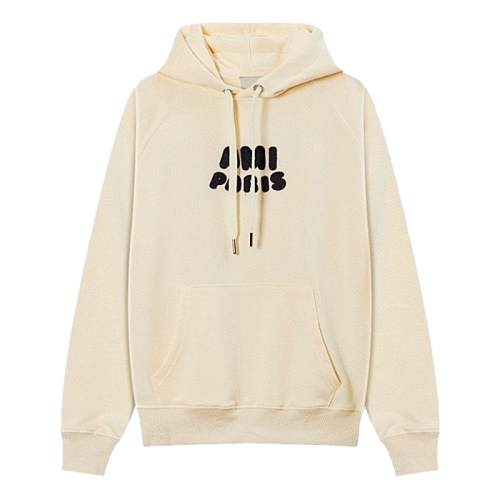 아미 AMI Paris 니트 패치 후디