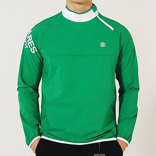 지포어 G/FORE 맨즈 우븐 모크넥 티셔츠