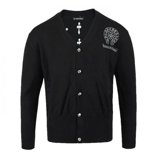 크롬하츠 Chrome hearts 실버 스티치 말굽 울가디건