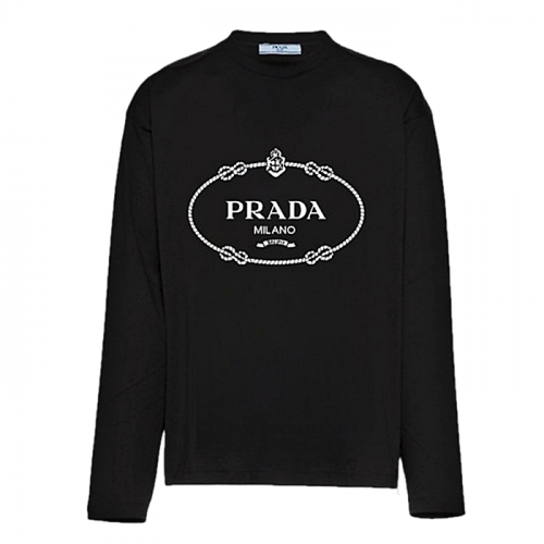 프라다 PRADA  사슬 로고 롱슬리브