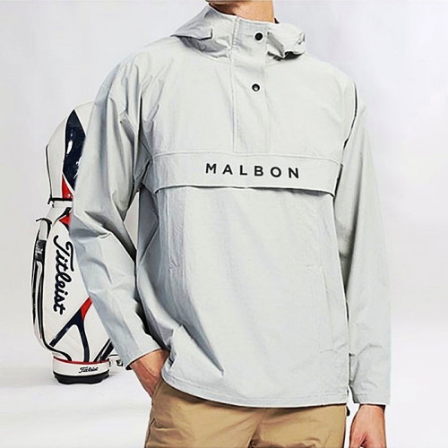 말본 MALBON 아노락 반집업 후드