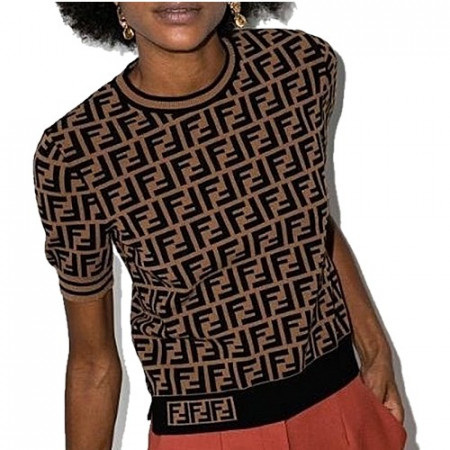 FENDI FF로고 니트 탑