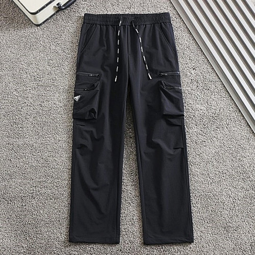 PRADA 세미와이드 카고 밴딩팬츠