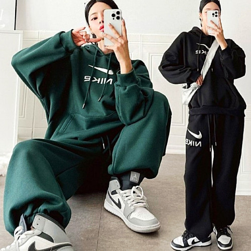 나이키 NIKE 히트 후드 티셔츠 & 조거 SET