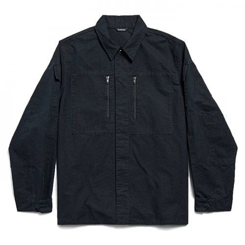 BALENCIAGA 밀리터리 립스탑 셔츠