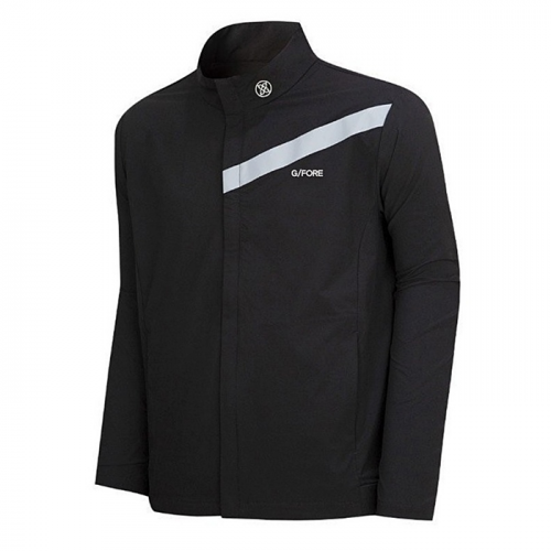 지포어 G/FORE G사선 나염 집업