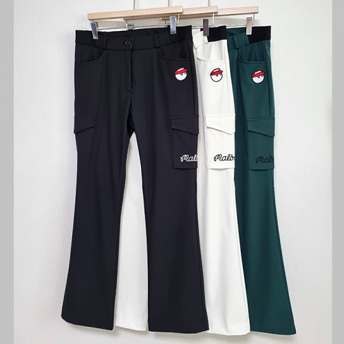 말본 MALBON 버킷자수 부츠컷 팬츠