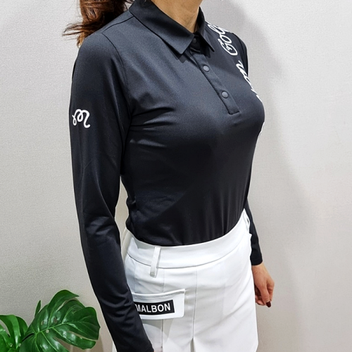 말본 MALBON 빅로고 레터링 카라티셔츠