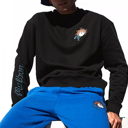 말본 MALBON  ROSES 크루넥 맨투맨