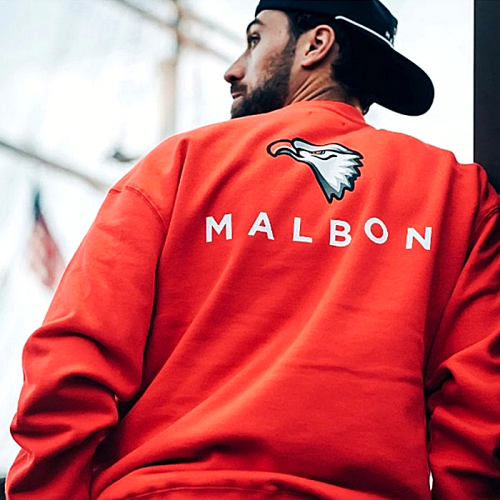 말본 MALBON 이글 크루넥 맨투맨