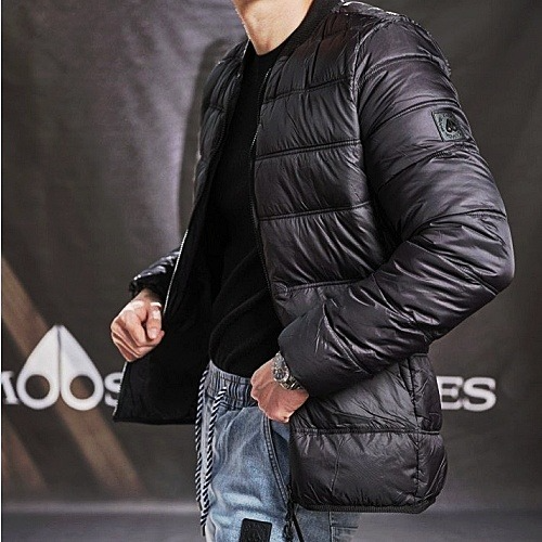 MOOSE KNUCKLES 윈드브레이커 - 블랙