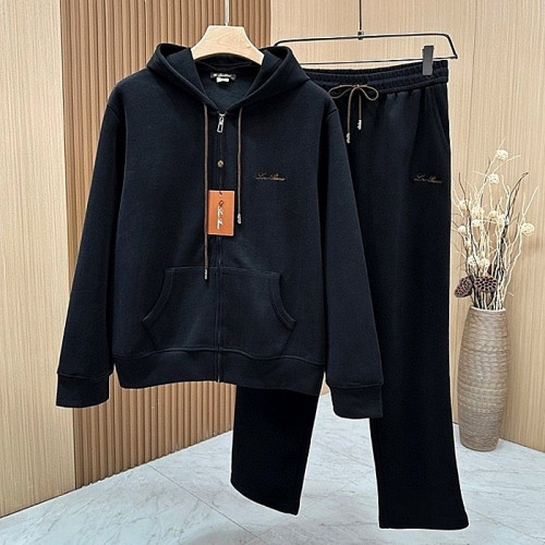 로로피아나 Loro Piana 후드집업 셋업 SET - 블랙