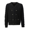 LOUIS VUITTON 더블 브레스티드 니트 자켓