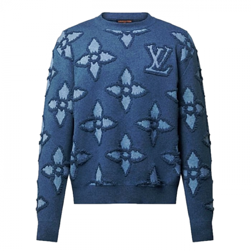 LOUIS VUITTON 텍스처드 모노그램 니트